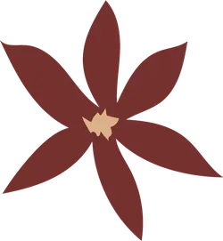 Red Flower - abstract - Free PNG
