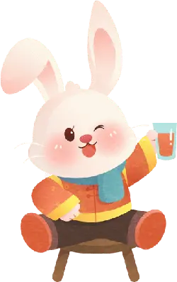 Rabbit in Red Clothing - beverage - Free Download PNG