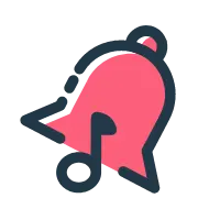 Bell Note - icon - Transparent Layer PNG