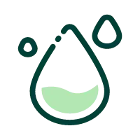Water Drop - green - simple - Lossless PNG