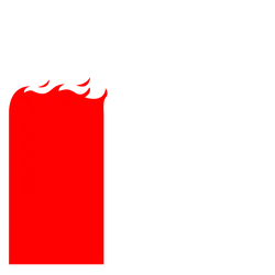 Red Flame - design - PNG Images