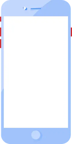 Blue Smartphone - Transparent Layer PNG