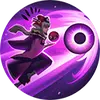 Purple Energy Warrior - magic - No Watermark PNG