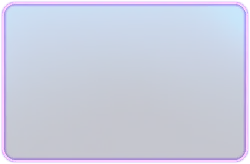 Purple Rectangle Frame - minimalistic - Transparent Layer PNG