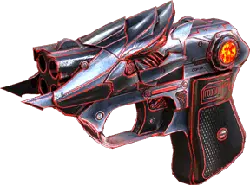 Futuristic Weapon - red - weapon - PNG Images