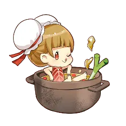 Cartoon Chef Girl - cartoon - PNG Images