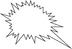 Explosion Shape - visual impact - Free Download PNG