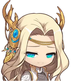 White Hair Blue Eye Anime Girl - decoration - High Resolution PNG