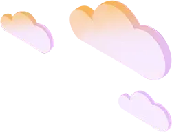 Clouds - gradient - pink - High Resolution PNG