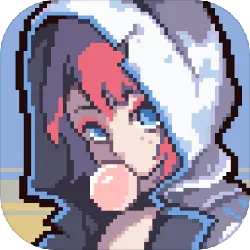 Pixel Art Girl - role-playing game - Transparent Background PNG