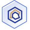 Hexagon Pattern - minimalistic - tech feel - High Resolution PNG