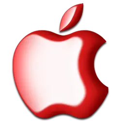 Apple Logo - red - simple - Free Download PNG