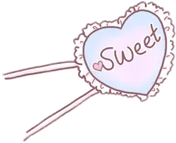 Heart-shaped Hair Clip - sweet - Free PNG