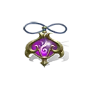 Purple Crystal Pendant - purple - Free Download PNG
