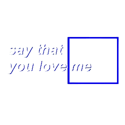 Say That You Love Me - music - Transparent Layer PNG