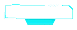 Futuristic Interface - future - neon light - Transparent Background PNG