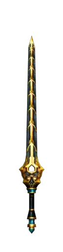 Golden Longsword - weapon - PNG
