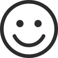 Smiley Face Emoji - outline - High Resolution PNG