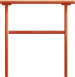 Red Table - furniture - High Resolution PNG
