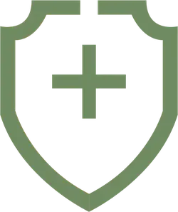 Cross Shield - protection - Transparent Background PNG