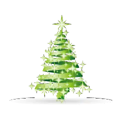 Christmas Tree - shining - Free Download PNG