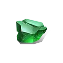 Green Gemstone - mineral - cut - Transparent Background PNG