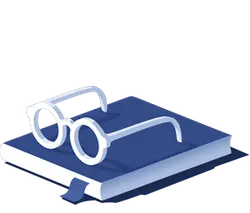 Glasses and Book - glasses - Transparent Layer PNG