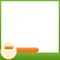 Orange Progress Bar - orange - Transparent Background PNG