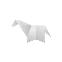 Origami Horse - horse - High Resolution PNG