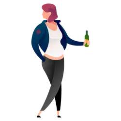 Woman in Jacket - person - Free PNG