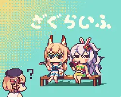 Pixel Rabbit Girls - rabbit - High Resolution PNG