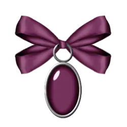 Purple Bow Necklace - necklace - PNG Images