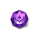Purple Crystal Rose - magic - Transparent Background PNG