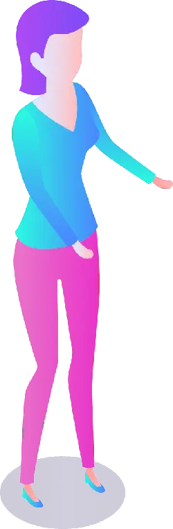 Woman in Colorful Clothing - person - Free Download PNG