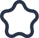 Star - simple - outline - PNG