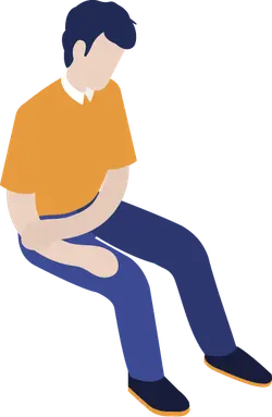 Sitting Person - simple - Lossless PNG