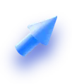 Blue Arrow - cursor - High Resolution PNG