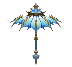 Ice Blue Lotus Staff - magic - Lossless PNG