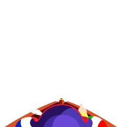 Purple-Haired Girl - thumbs up - PNG Images