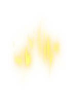 Abstract Flame Pattern - yellow - Transparent Background PNG