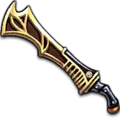 Golden Scimitar - decoration - High Resolution PNG