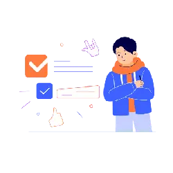 Person in Blue Jacket - icons - High Resolution PNG