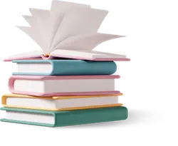 Colored Books - books - High Resolution PNG