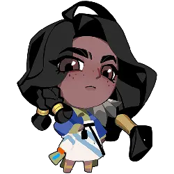 Black Hair Girl - long hair - expression - High Resolution PNG