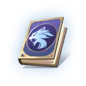 Blue Dragon Badge - mysterious - Transparent Layer PNG
