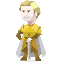 Golden Armor Knight - golden - Lossless PNG