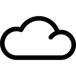 Cloud - outline - weather - PNG Images