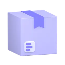 Purple Package Box - purple - Lossless PNG