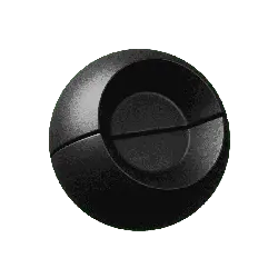 Black Sphere Object - high-tech - Transparent Layer PNG