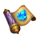 Scroll with Gemstone - magic - No Watermark PNG